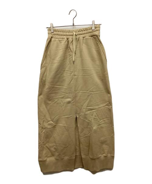 Matured（マチュアード）MATURED (マチュアード) スウェットロングスカート ベージュ サイズ:2 未使用品の古着・服飾アイテム