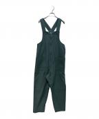 beautiful peopleビューティフルピープル）の古着「art pique salopetto pants　1125105003」｜グリーン