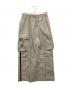 A + TOKYO (エープラス トウキョウ) リフレクターラインカーゴスカート ベージュ サイズ:2：7000円