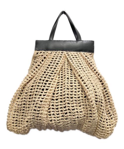 OMMO（オーエムエムオー）OMMO (オーエムエムオー) LINEN BLADE BIG BAG ナチュラルの古着・服飾アイテム