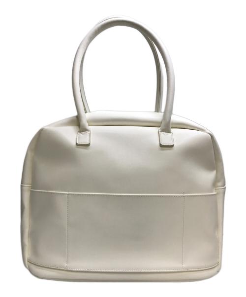 AWW（アウ）AWW (アウ) サボテンヴィーガンレザーウィークエンドボストンバッグ ホワイトの古着・服飾アイテム