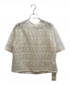 THE PAUSE×Whim Gazetteザポーズ×ウィムガゼット）の古着「エンブロイダリーTブラウス/WGP1051404A0001」｜アイボリー