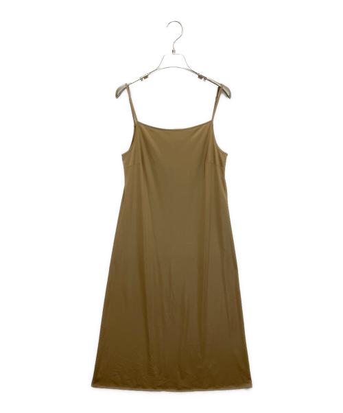 allureville（アルアバイル）allureville (アルアバイル) 20221014110　ドットサイドフリルワンピース ブラウン サイズ:2の古着・服飾アイテム