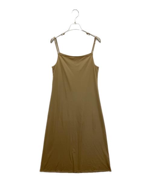 allureville（アルアバイル）allureville (アルアバイル) 20221014110　ドットサイドフリルワンピース ブラウン サイズ:2の古着・服飾アイテム