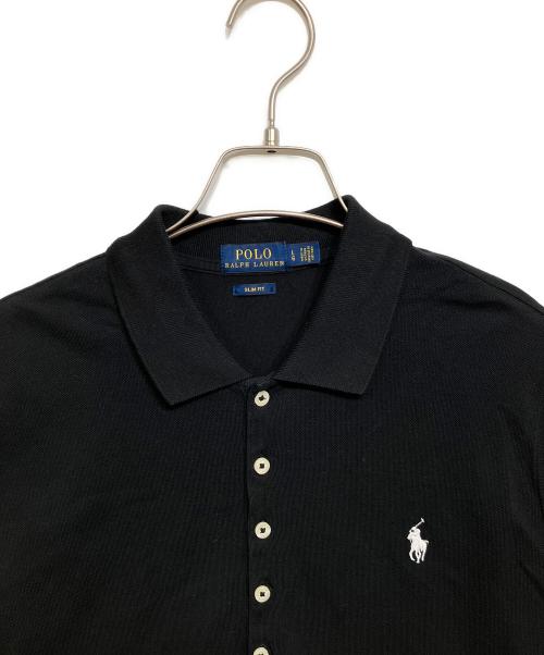 POLO RALPH LAUREN（ポロ・ラルフローレン）POLO RALPH LAUREN (ポロ・ラルフローレン) ポロシャツ ブラック サイズ:LGの古着・服飾アイテム