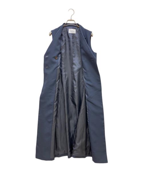 Audire（アウディーレ）Audire (アウディーレ) Mannish gilet ネイビー サイズ:Sの古着・服飾アイテム