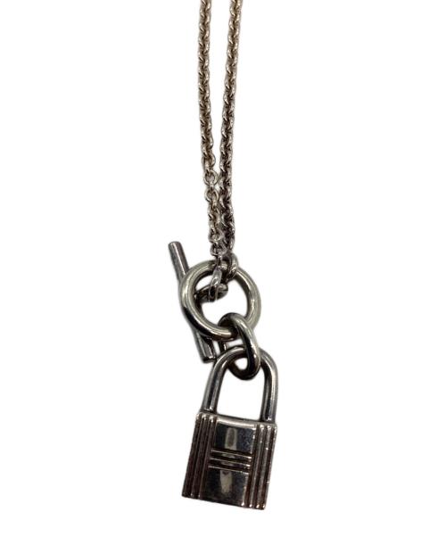 HERMES（エルメス）HERMES (エルメス) アミュレットカデナモチーフネックレス シルバーの古着・服飾アイテム