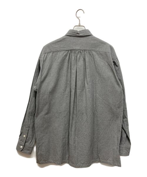 Porter Classic（ポータークラシック）Porter Classic (ポータークラシック) 丸襟シャンブレーシャツ グレー サイズ:2の古着・服飾アイテム