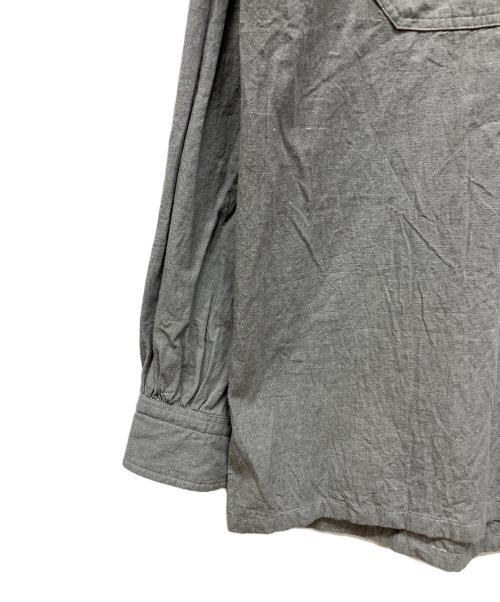 Porter Classic（ポータークラシック）Porter Classic (ポータークラシック) 丸襟シャンブレーシャツ グレー サイズ:2の古着・服飾アイテム