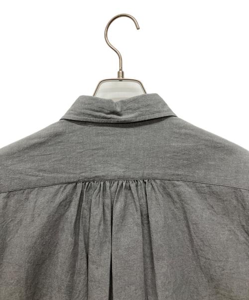Porter Classic（ポータークラシック）Porter Classic (ポータークラシック) 丸襟シャンブレーシャツ グレー サイズ:2の古着・服飾アイテム