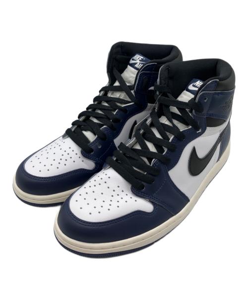 NIKE（ナイキ）NIKE (ナイキ) ハイカットスニーカー ネイビー×ホワイト サイズ:27 未使用品の古着・服飾アイテム