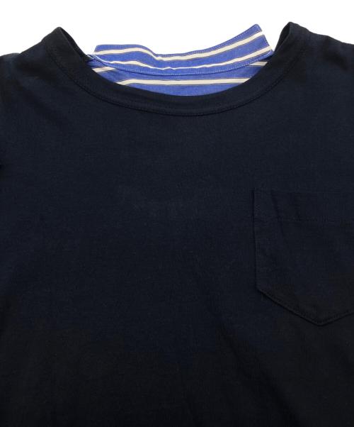 sacai（サカイ）sacai (サカイ) ドッキングS/Sカットソー　SCW-024 ブルー サイズ:1の古着・服飾アイテム