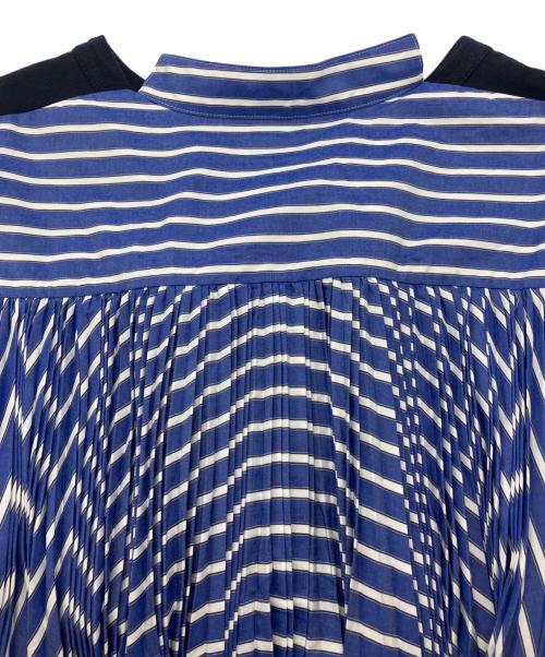 sacai（サカイ）sacai (サカイ) ドッキングS/Sカットソー　SCW-024 ブルー サイズ:1の古着・服飾アイテム