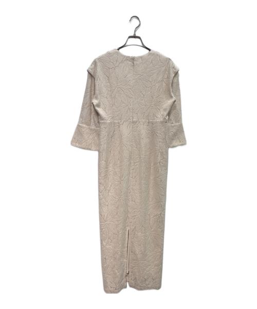CLANE（クラネ）CLANE (クラネ) カーテンレース カフ ワンピース アイボリー サイズ:Sの古着・服飾アイテム