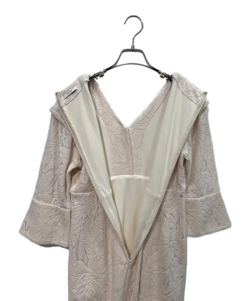 CLANE（クラネ）CLANE (クラネ) カーテンレース カフ ワンピース アイボリー サイズ:Sの古着・服飾アイテム