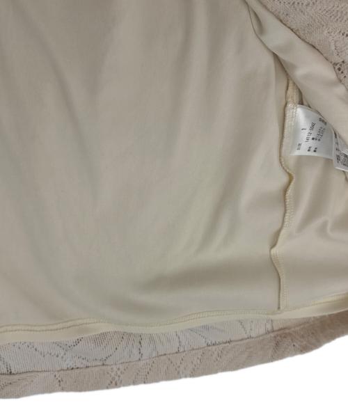 CLANE（クラネ）CLANE (クラネ) カーテンレース カフ ワンピース アイボリー サイズ:Sの古着・服飾アイテム