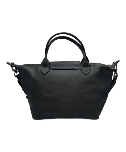 LONGCHAMP（ロンシャン）LONGCHAMP (ロンシャン) ル プリアージュ エクストラ S トップハンドルバッグ ブラックの古着・服飾アイテム