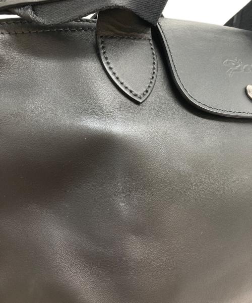 LONGCHAMP（ロンシャン）LONGCHAMP (ロンシャン) ル プリアージュ エクストラ S トップハンドルバッグ ブラックの古着・服飾アイテム