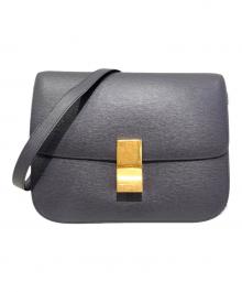 CELINE（セリーヌ）の古着「クラシック ボックスショルダーバッグ」｜グレー