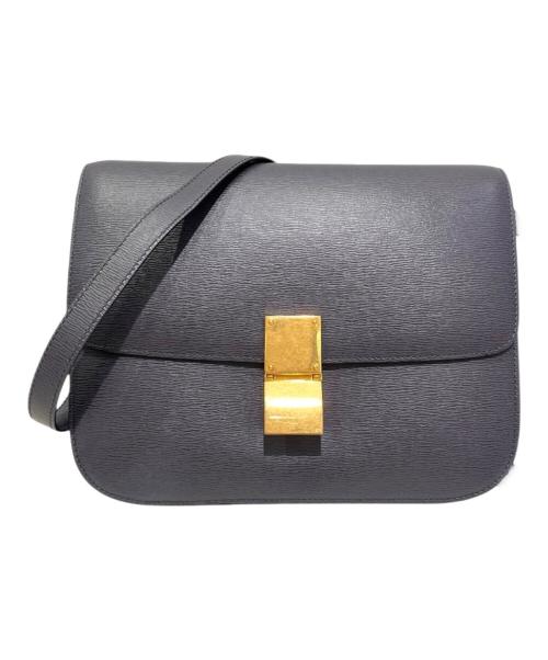 CELINE（セリーヌ）CELINE (セリーヌ) クラシック ボックスショルダーバッグ グレーの古着・服飾アイテム
