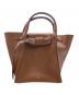 CELINE（セリーヌ）の古着「レザーハンドバッグ」｜ブラウン