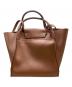 CELINE (セリーヌ) レザーハンドバッグ ブラウン：70000円