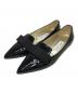 JIMMY CHOO（ジミーチュウ）の古着「エナメルフラットオペラパンプス」｜ブラック
