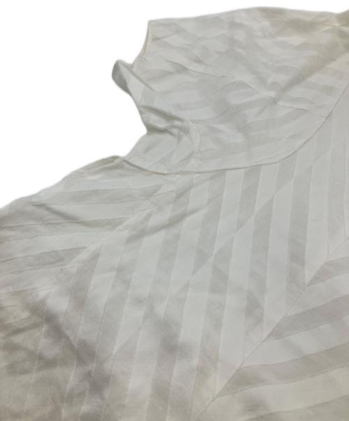 CYCLAS（シクラス）CYCLAS (シクラス) ジャガード織コットンリネンワンピース ホワイト サイズ:34の古着・服飾アイテム