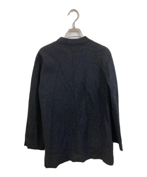 23区（ニジュウサンク）23区 (ニジュウサンク) COMPLESSED PILE コーディガン ブラック サイズ:SIZE 38の古着・服飾アイテム