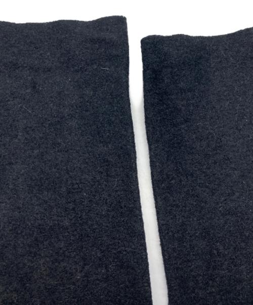 23区（ニジュウサンク）23区 (ニジュウサンク) COMPLESSED PILE コーディガン ブラック サイズ:SIZE 38の古着・服飾アイテム