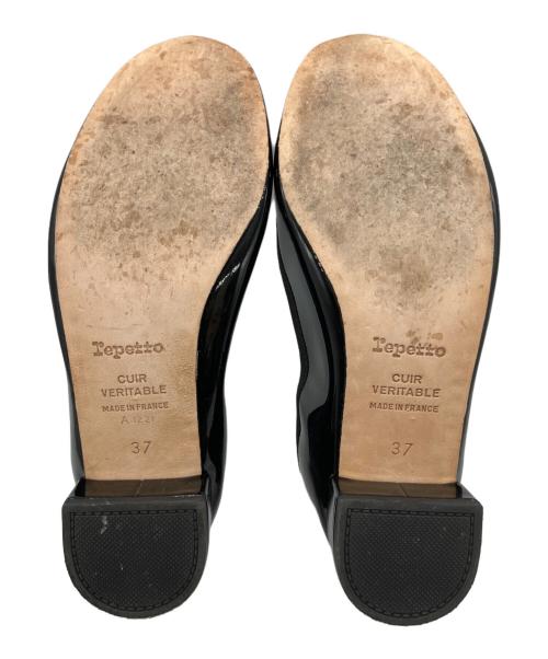 repetto（レペット）repetto (レペット) エナメルバレエシューズ ブラック サイズ:37の古着・服飾アイテム