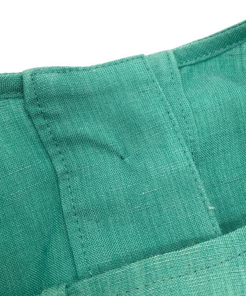 M・Fil（エムフィル）M・Fil (エムフィル) 半袖ブラウス グリーン サイズ:38の古着・服飾アイテム