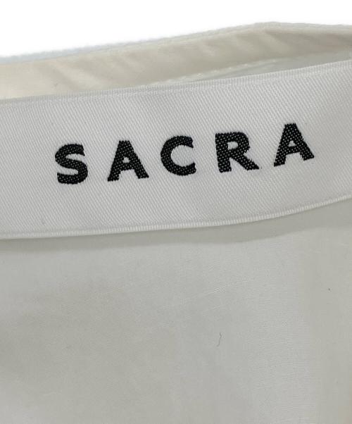 SACRA（サクラ）SACRA (サクラ) COTTON LINEN TYPEWRITER ホワイト サイズ:38の古着・服飾アイテム