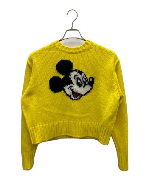 BEAMS BOY（ビームスボーイ）BEAMS BOY (ビームスボーイ) 3ゲージミッキークルー イエロー サイズ:SIZE Freeの古着・服飾アイテム