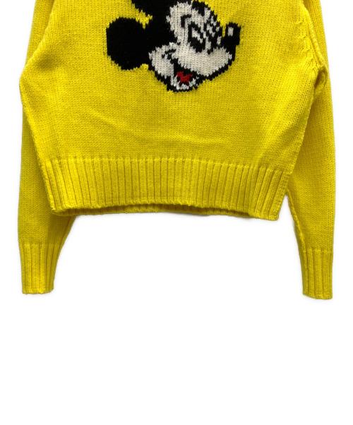 BEAMS BOY（ビームスボーイ）BEAMS BOY (ビームスボーイ) 3ゲージミッキークルー イエロー サイズ:SIZE Freeの古着・服飾アイテム