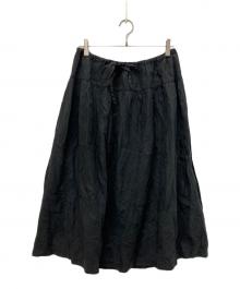 nest Robe（ネストローブ）の古着「リネンスカート」｜ブラック
