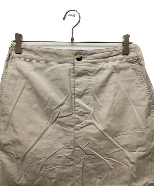 MARGARET HOWELL（マーガレットハウエル）MARGARET HOWELL (マーガレットハウエル) COTTON POPLINスカート ベージュ サイズ:3の古着・服飾アイテム