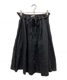 fog linen work（フォグリネンワーク）の古着「スカート」｜ブラック
