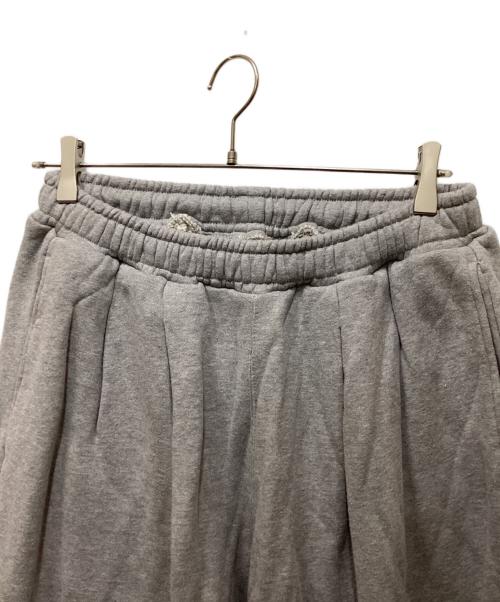 dDdDdDd（デー）dDdDdDd (デー) WIDE TAPERED SWEAT PANTS グレー サイズ:Sの古着・服飾アイテム