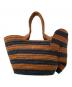 LOEWE (ロエベ) スモールバスケットバッグ ブラウン×ブラック サイズ:SMALL/スモール：110000円