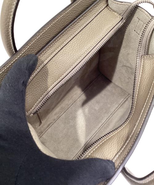 CELINE（セリーヌ）CELINE (セリーヌ) ラゲージ ナノ/2WAYバッグ Souris/グレージュ サイズ:ナノの古着・服飾アイテム