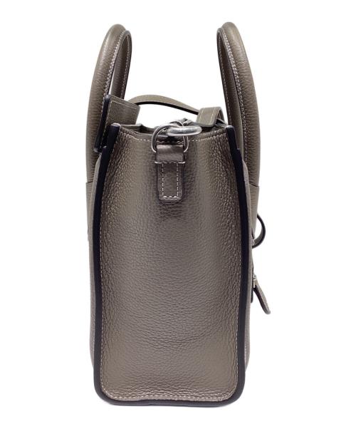 CELINE（セリーヌ）CELINE (セリーヌ) ラゲージ ナノ/2WAYバッグ Souris/グレージュ サイズ:ナノの古着・服飾アイテム