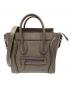 CELINE（セリーヌ）の古着「ラゲージ ナノ/2WAYバッグ」｜Souris/グレージュ