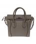 CELINE (セリーヌ) ラゲージ ナノ/2WAYバッグ Souris/グレージュ サイズ:ナノ：200000円