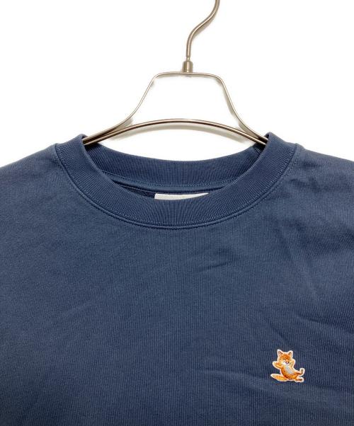 maison kitsune（メゾンキツネ）maison kitsune (メゾンキツネ) チラックススウェットシャツ ネイビー サイズ:Sの古着・服飾アイテム