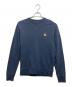maison kitsune（メゾンキツネ）の古着「チラックススウェットシャツ」｜ネイビー