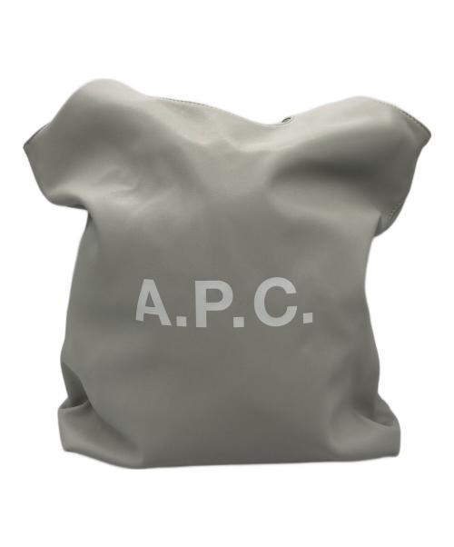 A.P.C.（アーペーセー）A.P.C. (アーペーセー) ninon スモールトートバッグ ライトグレーの古着・服飾アイテム
