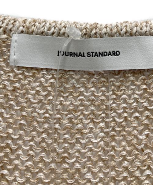 JOURNAL STANDARD（ジャーナルスタンダード）JOURNAL STANDARD (ジャーナルスタンダード) メランジスリーブレスニット ベージュ サイズ:FREE 未使用品の古着・服飾アイテム