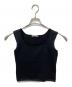 Plage（プラージュ）の古着「Paper Mix Sleeveless ニット」｜ブラック