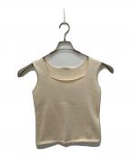 Plageプラージュ）の古着「Paper Mix Sleeveless ニット」｜アイボリー